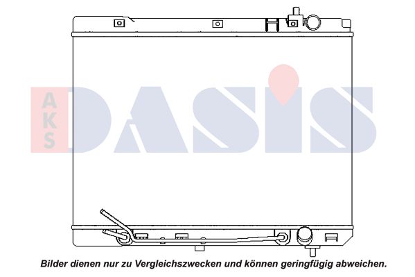 AKS DASIS Radiaator,mootorijahutus 510183N